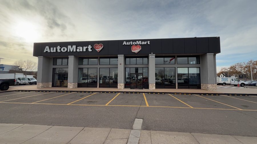 Commercial storefront window cleaning